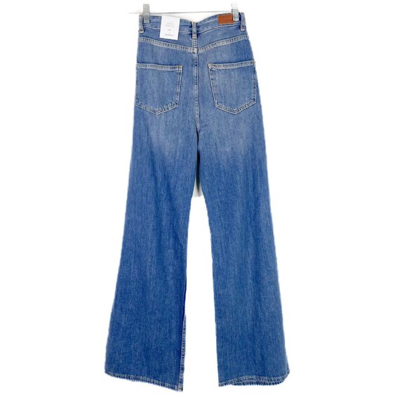 NWT Subdued Wide Leg Jeans Ripped Distressed High Rise Size 2 NEW - Picture 7 of 11